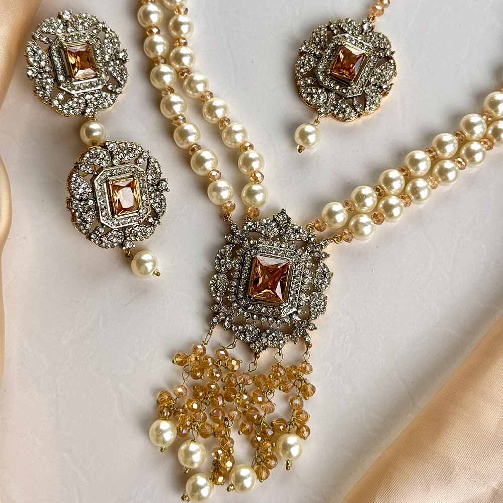 Hareem Maala Set (Champagne)
