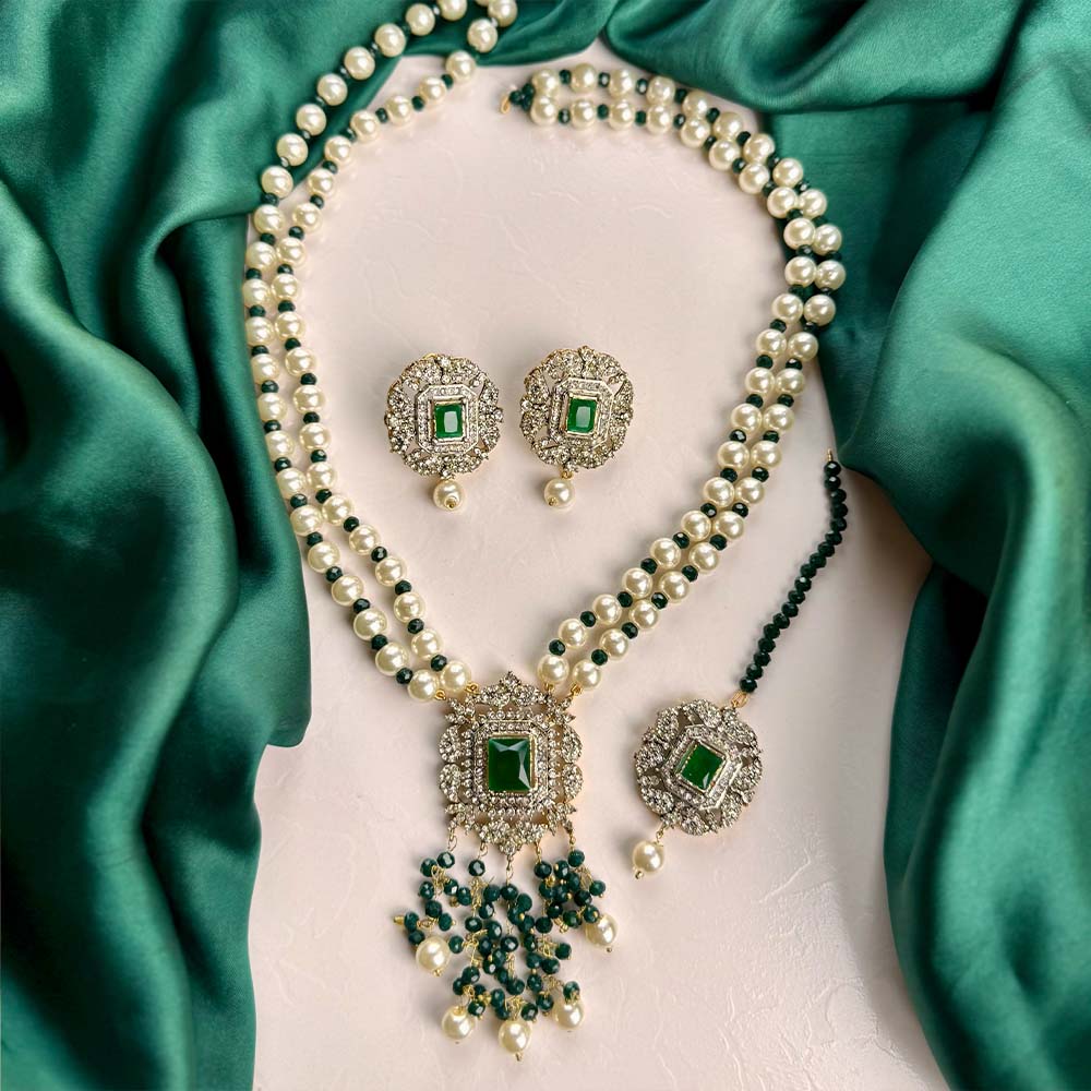 Hareem Maala Set (Green)