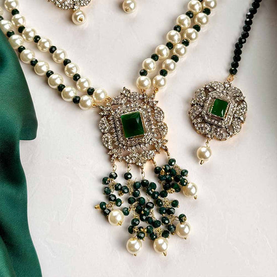 Hareem Maala Set (Green)