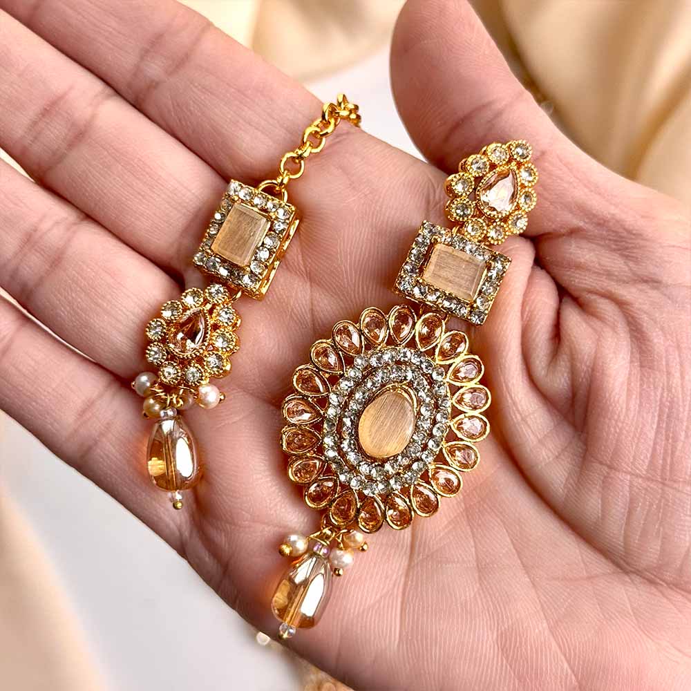 Huram Maala Set (Beige)