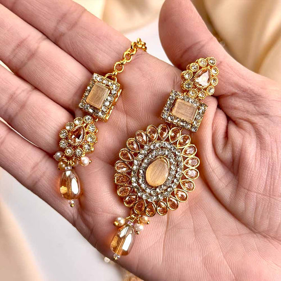 Huram Maala Set (Beige)