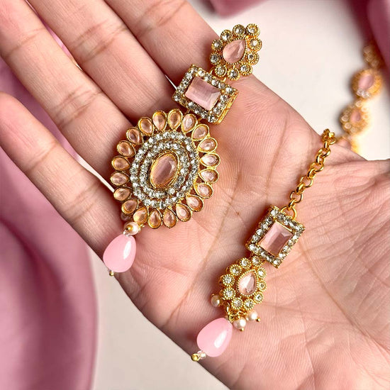 Huram Maala Set (Pink)