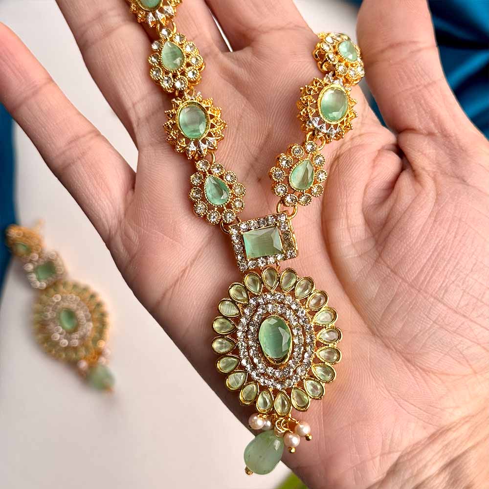 Huram Maala Set (Turquoise)