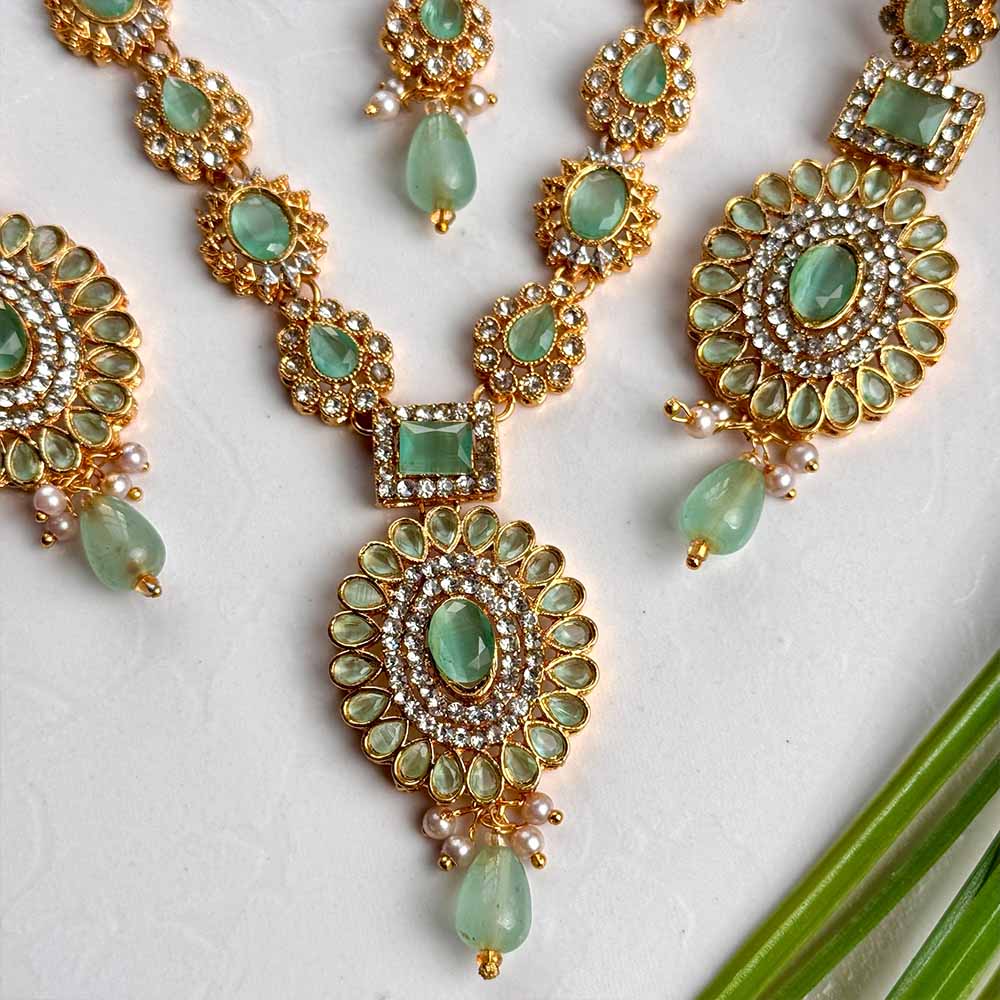 Huram Maala Set (Turquoise)