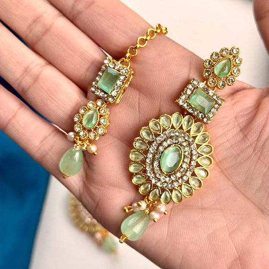 Huram Maala Set (Turquoise)