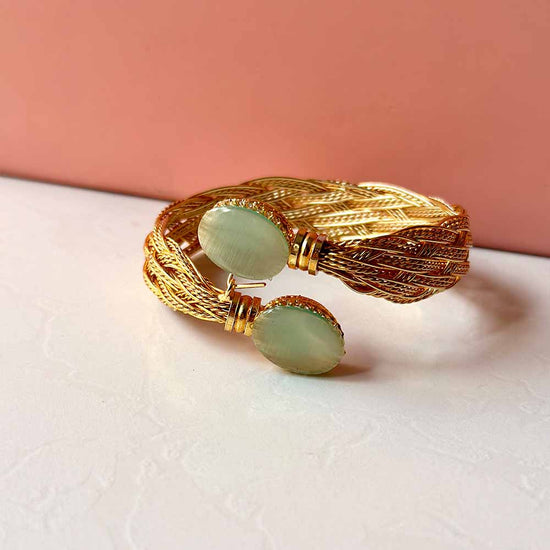 Meeram Kara Bangle (Light Green)
