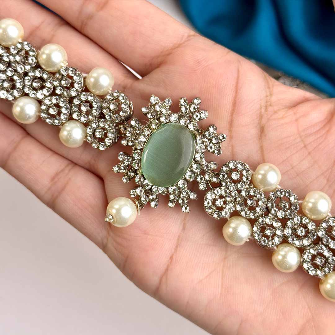 Mehrbano Set (Silver Turquoise)
