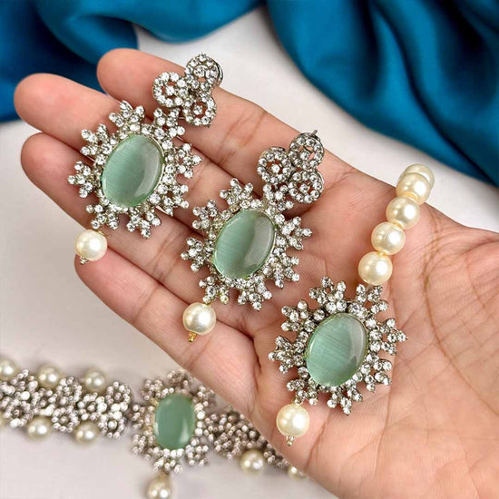 Mehrbano Set (Silver Turquoise)