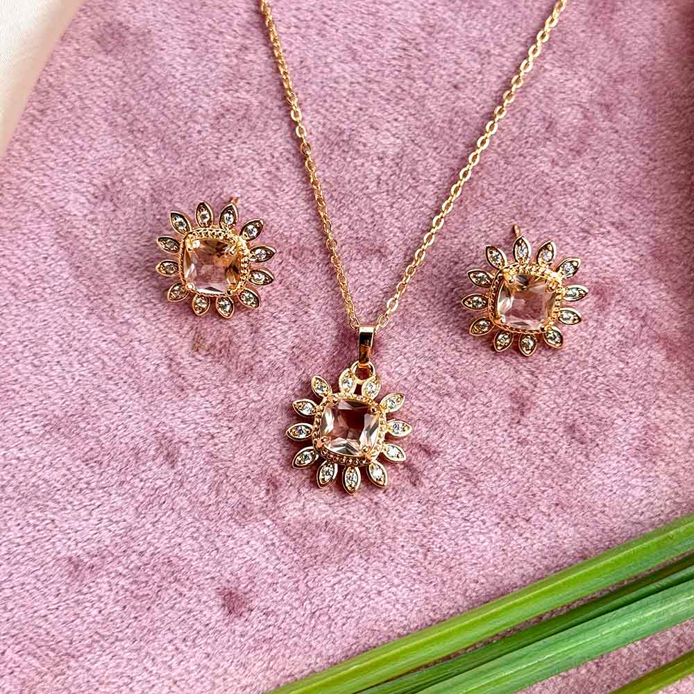 Mova Pendant Set (Champagne)