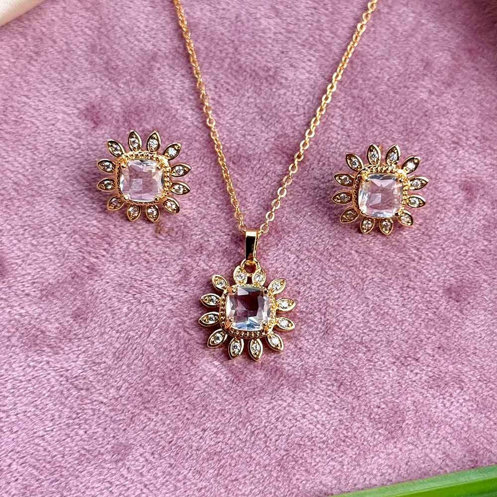 Mova Pendant Set (Crystal)