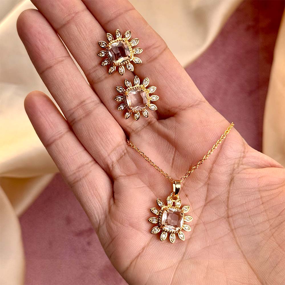 Mova Pendant Set (Crystal)