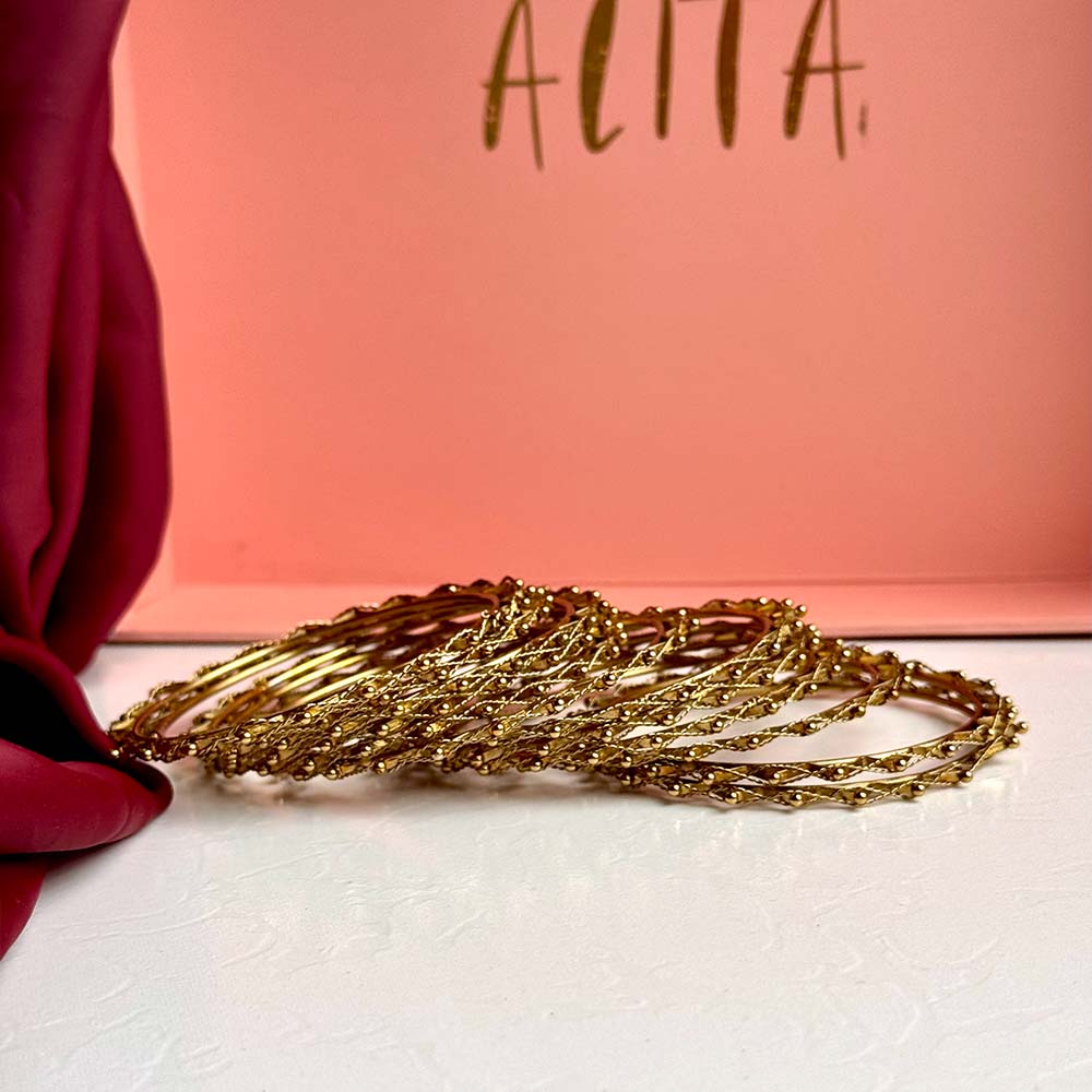 Nawal Bangles (Golden)