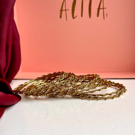 Nawal Bangles (Golden)