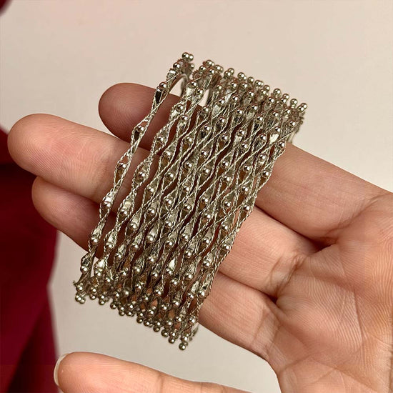 Nawal Bangles (Silver)