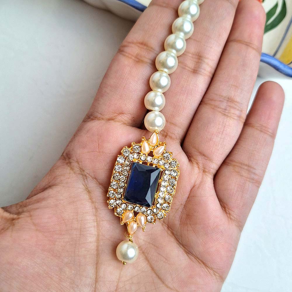 Nazneen Set (Golden Blue)