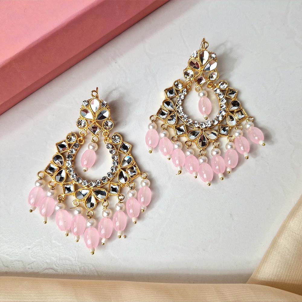 Neelum Earrings (Baby Pink)