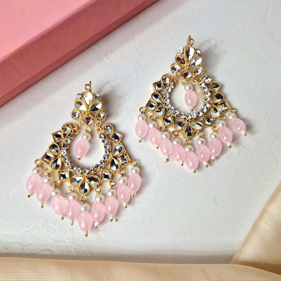 Neelum Earrings (Baby Pink)