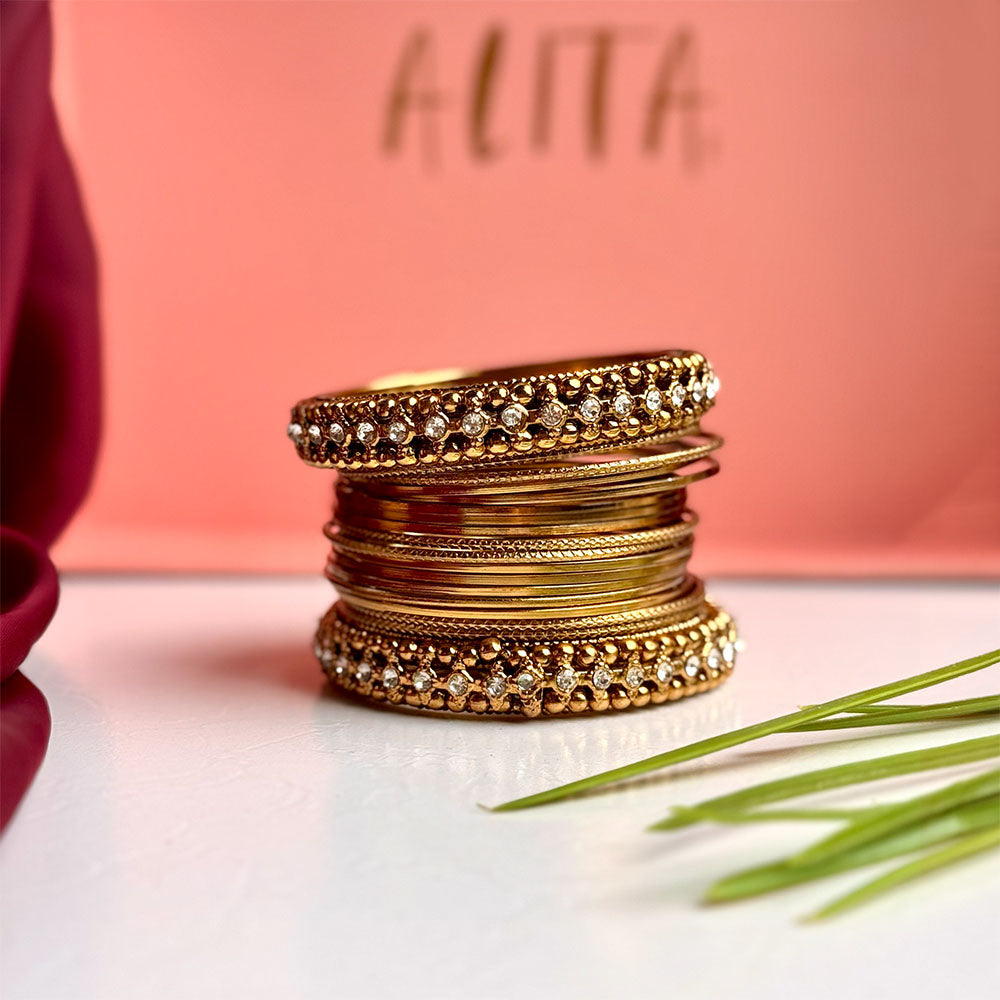 Nehal Bangles (Golden)