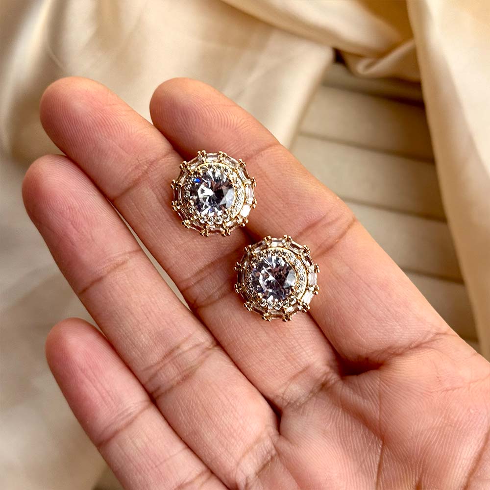 Rosha Studs (Crystal)