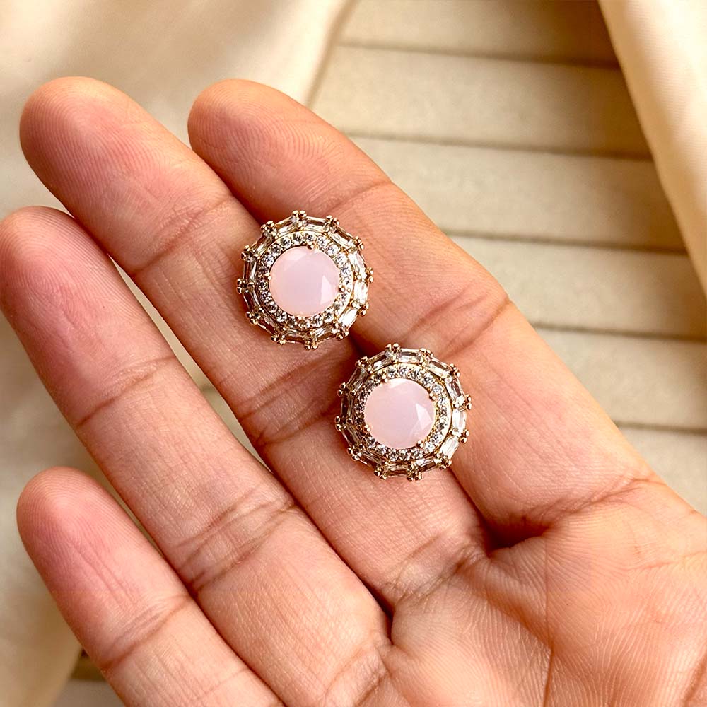 Rosha Studs (Light Pink)
