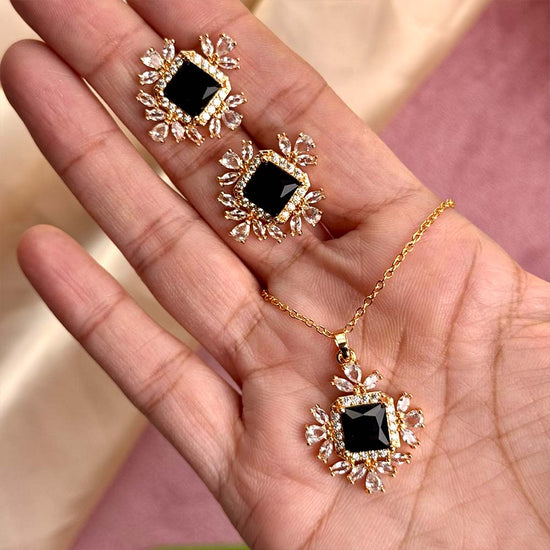 Rossy Pendant Set (Black)