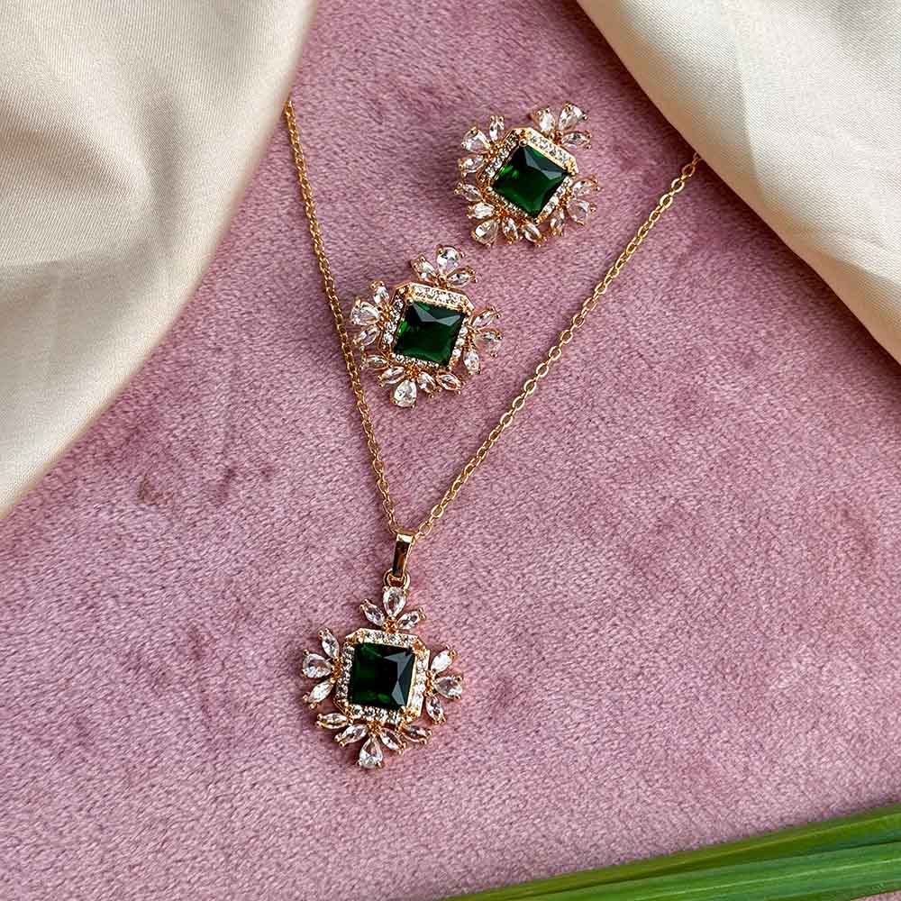 Rossy Pendant Set (Green)