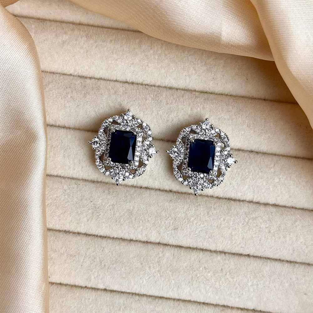 Ruya Studs (Silver Blue)