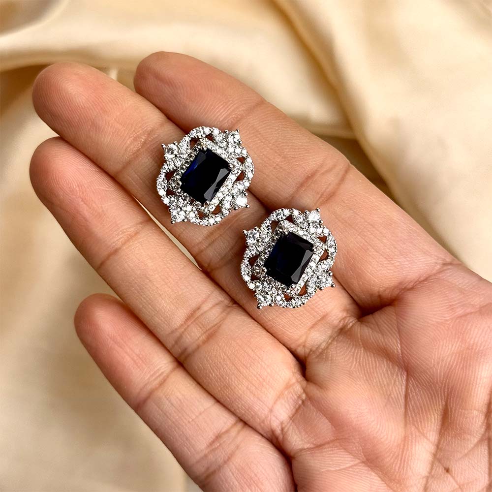 Ruya Studs (Silver Blue)