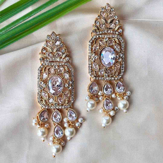 Sabita Earrings (White)