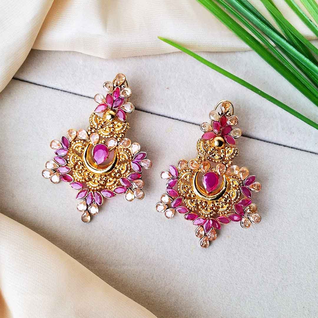 Sanniya Earrings (Ruby)