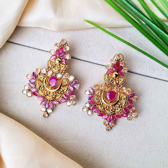 Sanniya Earrings (Ruby)