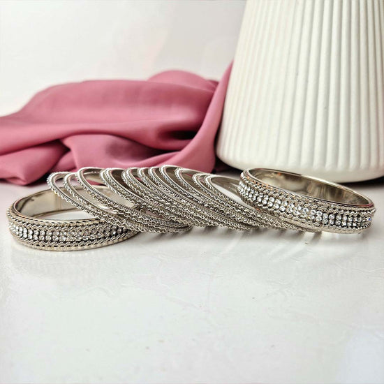 Shehnai Bangles (Silver)