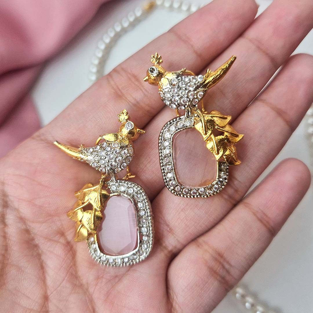 Bird Maala Set (Baby Pink)