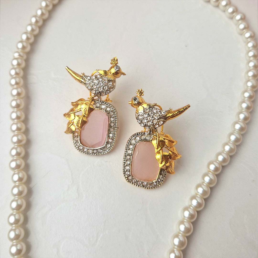 Bird Maala Set (Baby Pink)