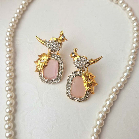 Bird Maala Set (Baby Pink)