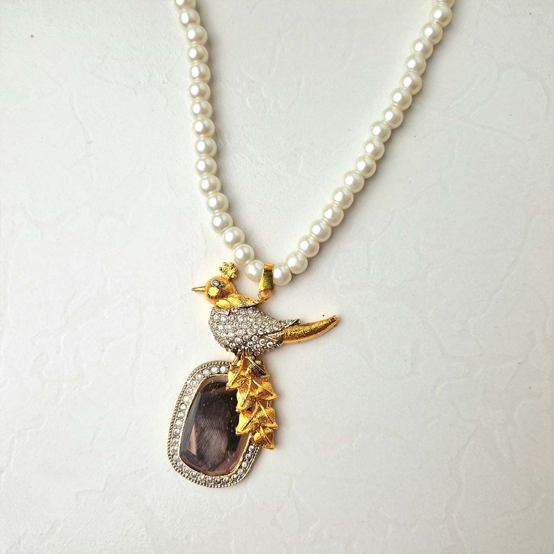 Bird Maala Set (Rose Champagne)