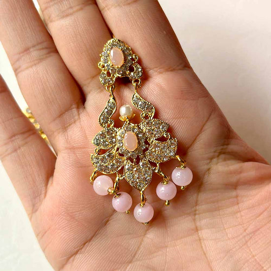 Load image into Gallery viewer, Aaima Set (Golden Baby Pink) - Alita Accessories
