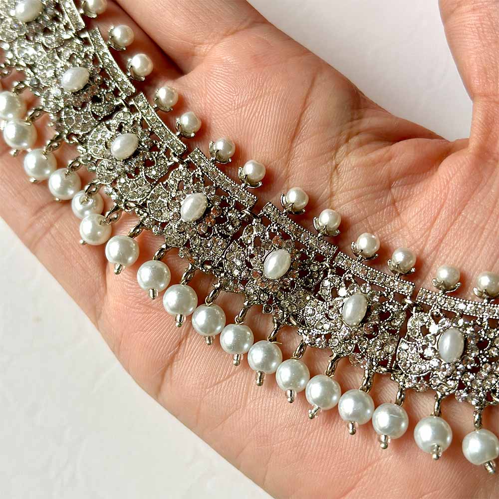 Aaima Set (Silver Pearl) - Alita Accessories
