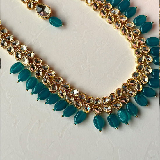 Imaan Maala Set (Teal Blue) - Alita Accessories