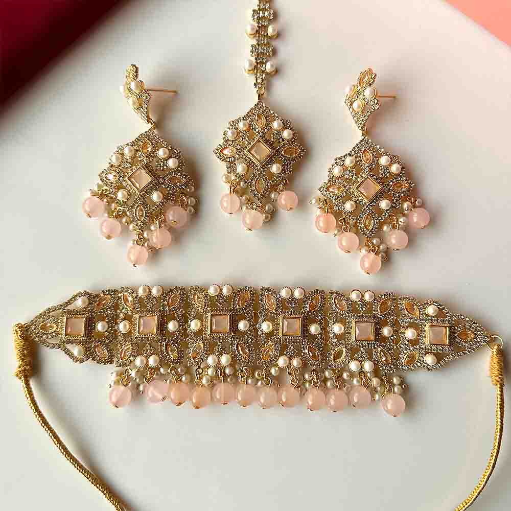 Kohinoor Set (Baby pink) - Alita Accessories