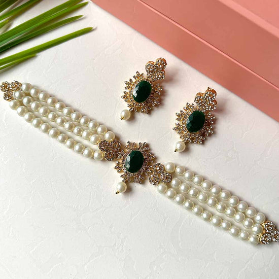 Mahira set (Golden Green) - Alita Accessories