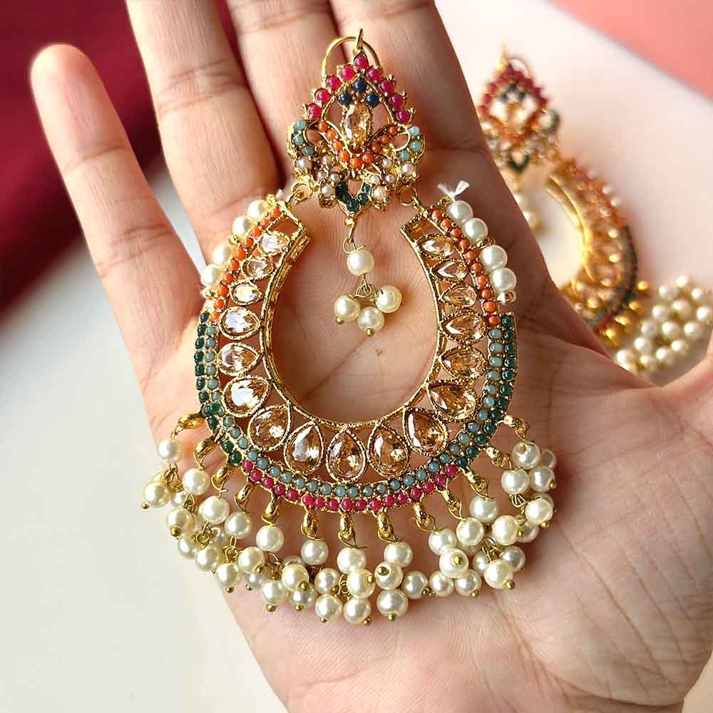 Naina Earrings (Champagne) - Alita Accessories