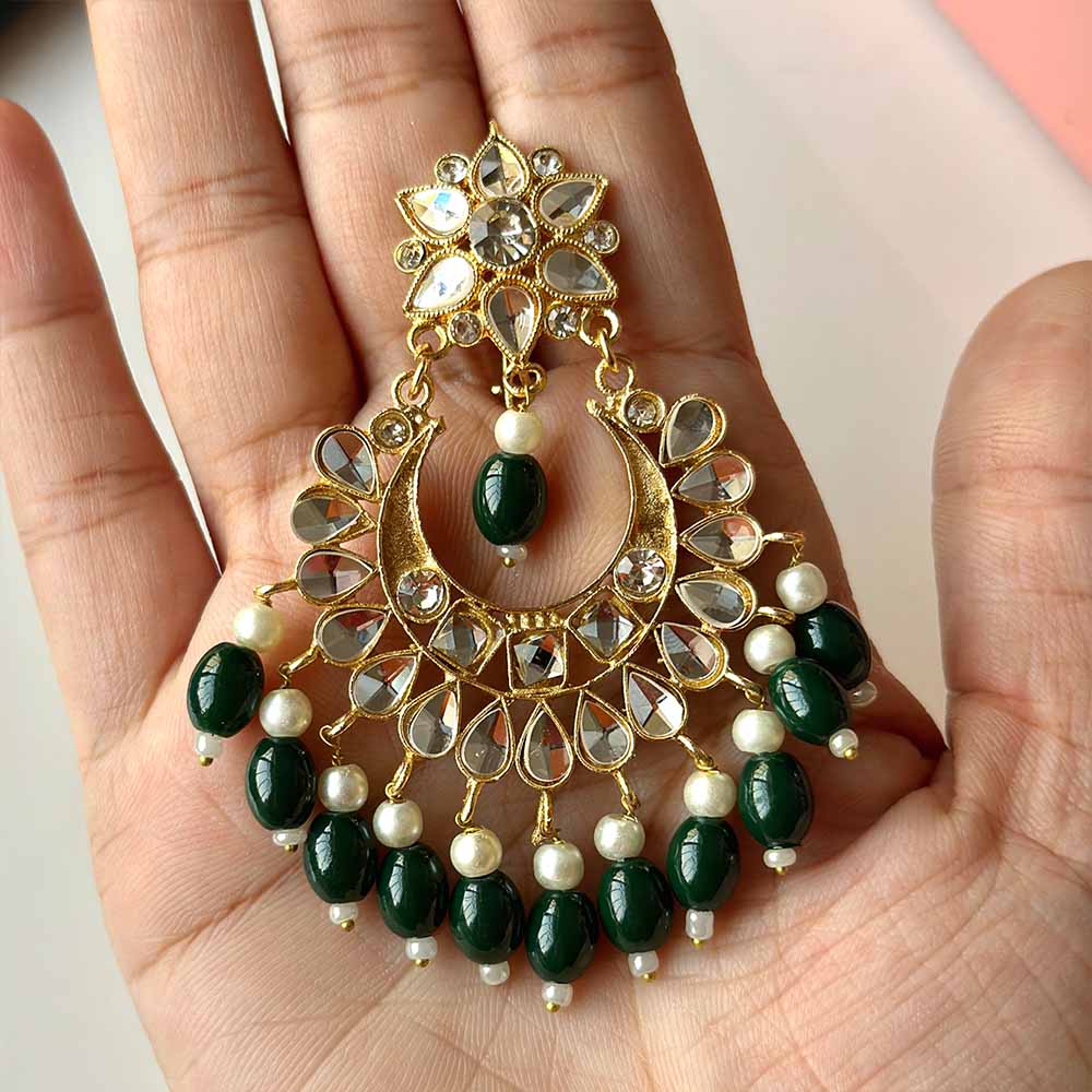 Preeto Earrings (Green) - Alita Accessories