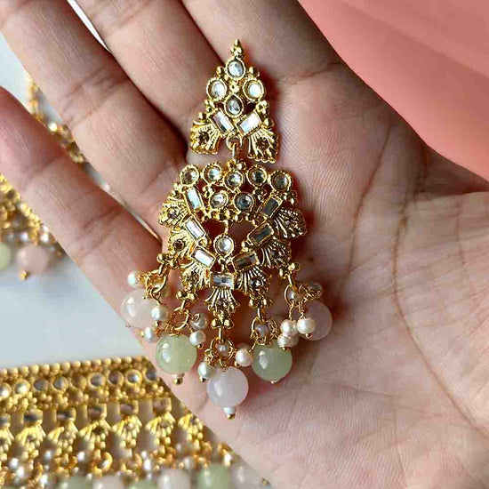 Roshni set (Mint Pink) - Alita Accessories