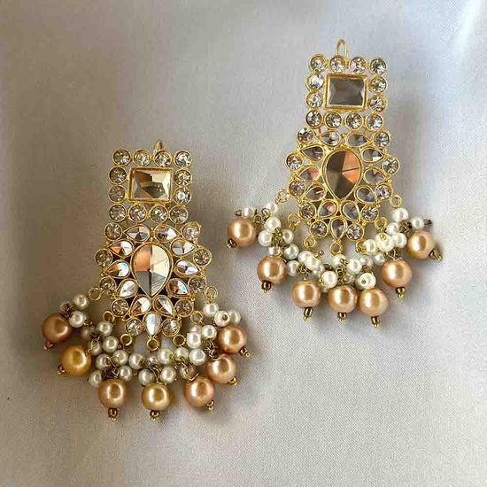 Taabya Earrings (Golden) - Alita Accessories