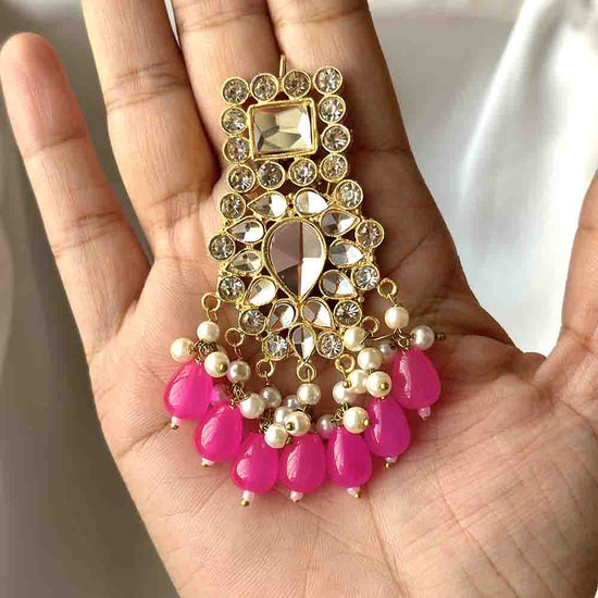 Taabya Earrings (Shocking Pink) - Alita Accessories